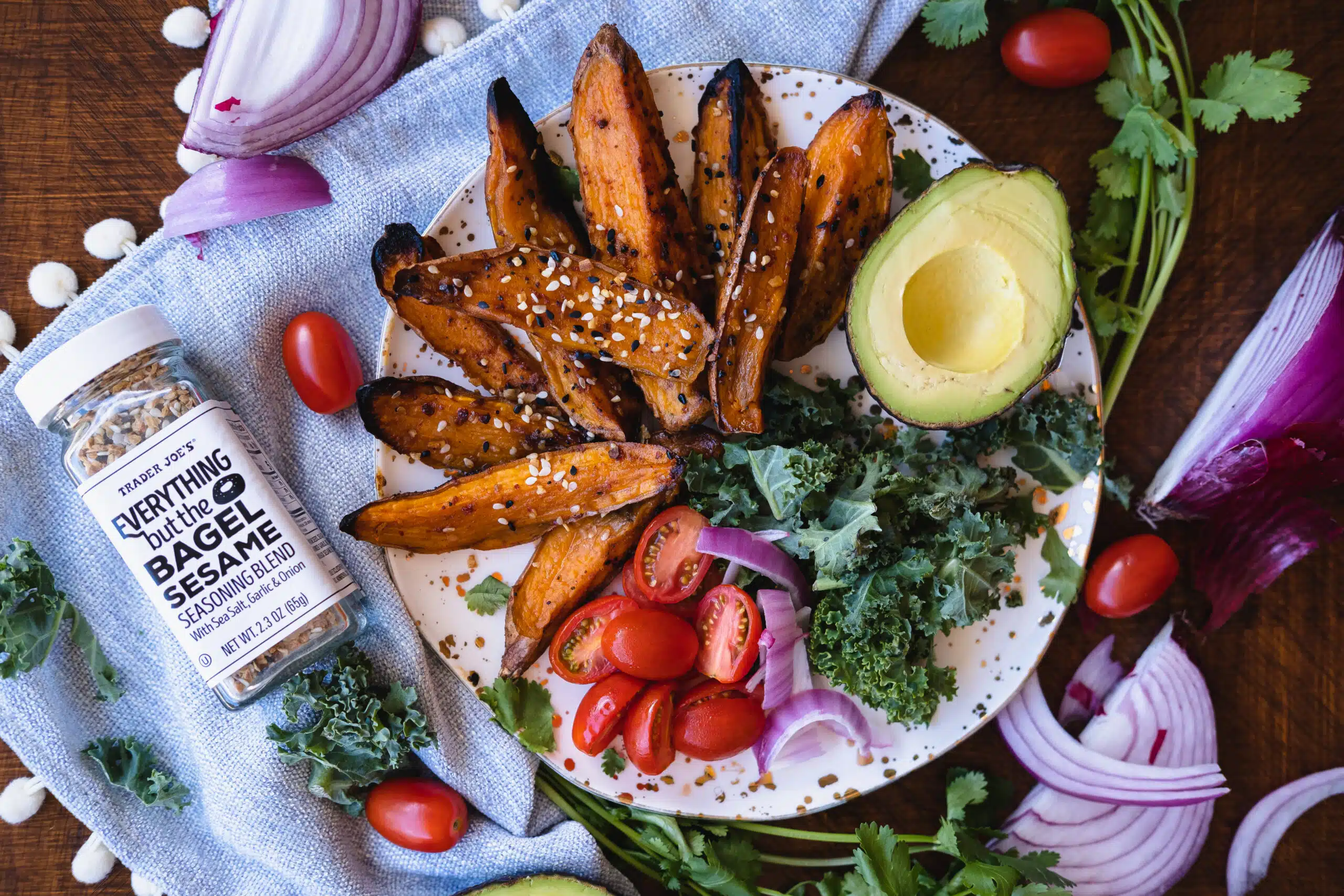 sweet potatoes on plate